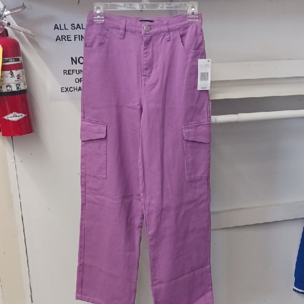 Purple Cargo Pants